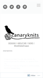 Mobile Screenshot of canaryknits.com