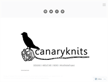 Tablet Screenshot of canaryknits.com